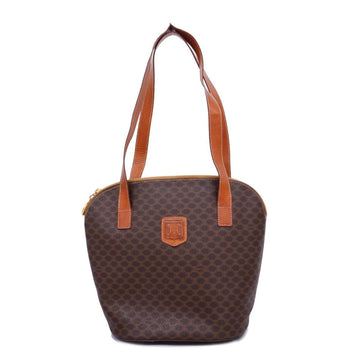 CELINE shoulder bag macadam brown ladies