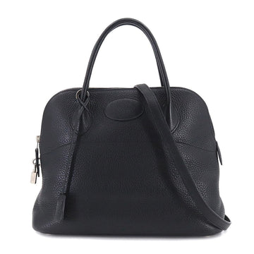 HERMES Bolide 31 2way hand shoulder bag Taurillon Clemence Black K stamp