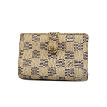 LOUIS VUITTONAuth  Damier Azur Portefeuille Viennois N61676 Wallet