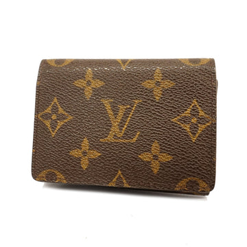 LOUIS VUITTONAuth  Monogram Amberop Cult De Visit M62920 Business Card Case