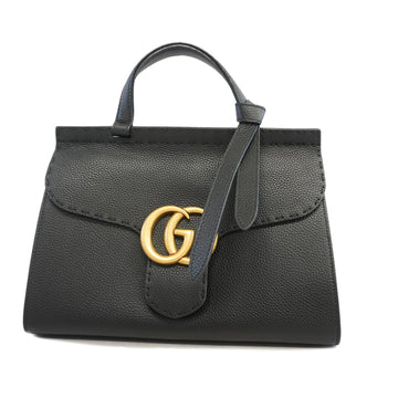 Gucci GG Marmont 421890 Women's Leather Handbag Black