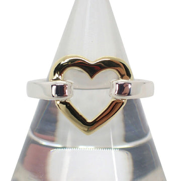 TIFFANY 925 750 Heart Combination Ring No. 7