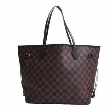 LOUIS VUITTON Damier Neverfull MM Tote Bag N41358 Brown Women's