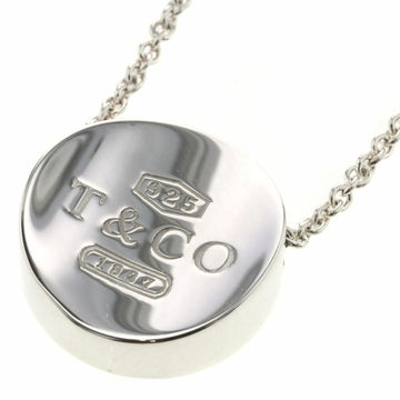 TIFFANY Necklace 1837 Concave Circle Estee Lauder Collaboration Silver 925 Ladies &Co.
