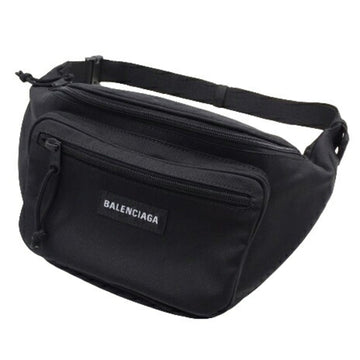 BALENCIAGA Bag Women's Men's Brand Body Waist Shoulder Nylon Explorer Black 482389