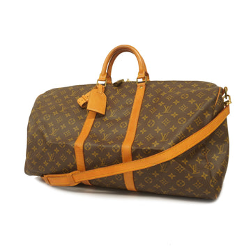 LOUIS VUITTONAuth  Monogram Keepall Bandouliere 55 M41414 Men,Women,Boston Bag