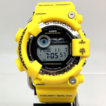 CASIO G-SHOCK Watch GF-8250-9JF Frogman FROGMAN Yellow Tough Solar Master of G Diving Frog Digital Screw Back Men's