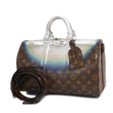 LOUIS VUITTONAuth  Metallic Nebula Keepall Bandouliere 35 M23121 Women's Handbag