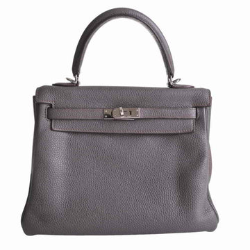 Hermes Togo Kelly 25 Handbag Gray