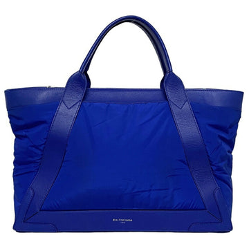 Balenciaga Tote Bag Navy Kabas M Blue 363419 Nylon Leather BALENCIAGA Big Boston Handbag Leisure