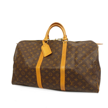 LOUIS VUITTONAuth  Monogram Keepol 50 M41426 Boston Bag