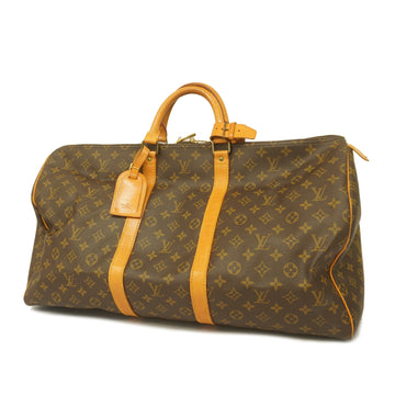 LOUIS VUITTONAuth  Monogram Keepol 55 M41424 Boston Bag