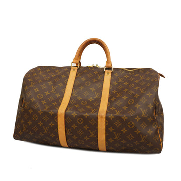 LOUIS VUITTONAuth  Monogram Keepol 50 M41426 Men,Women,Unisex Boston Bag