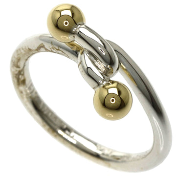 TIFFANY Double Eye Ring Silver K18YG Ladies &Co.