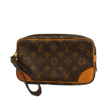 LOUIS VUITTONAuth  Monogram Marly Dragonne PM M51827 Women's Clutch Bag