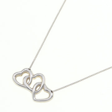 TIFFANY necklace triple heart SV 925 sterling silver pendant open ladies &Co.