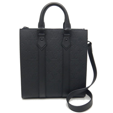 LOUIS VUITTON Sac Pla Cross M21884 Tote Bag Taurillon Leather Monogram Noir 251478