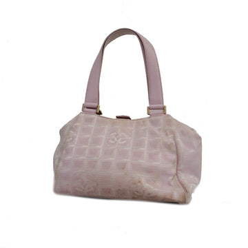 CHANELAuth  New Travel Line Handbag Women's Nylon Canvas Pink