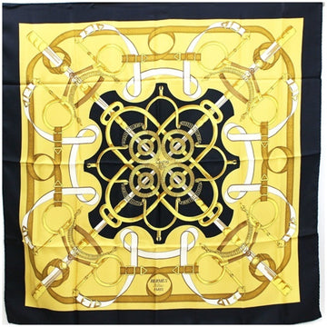 HERMES Silk Scarf Muffler Carre 90 