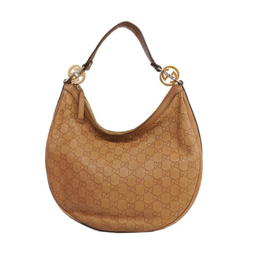 GUCCI Shoulder Bag sima 232962 Leather Brown Women's