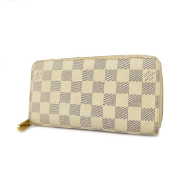 LOUIS VUITTONAuth  Damier Azur Zippy Wallet N60019 Women's Long Wallet