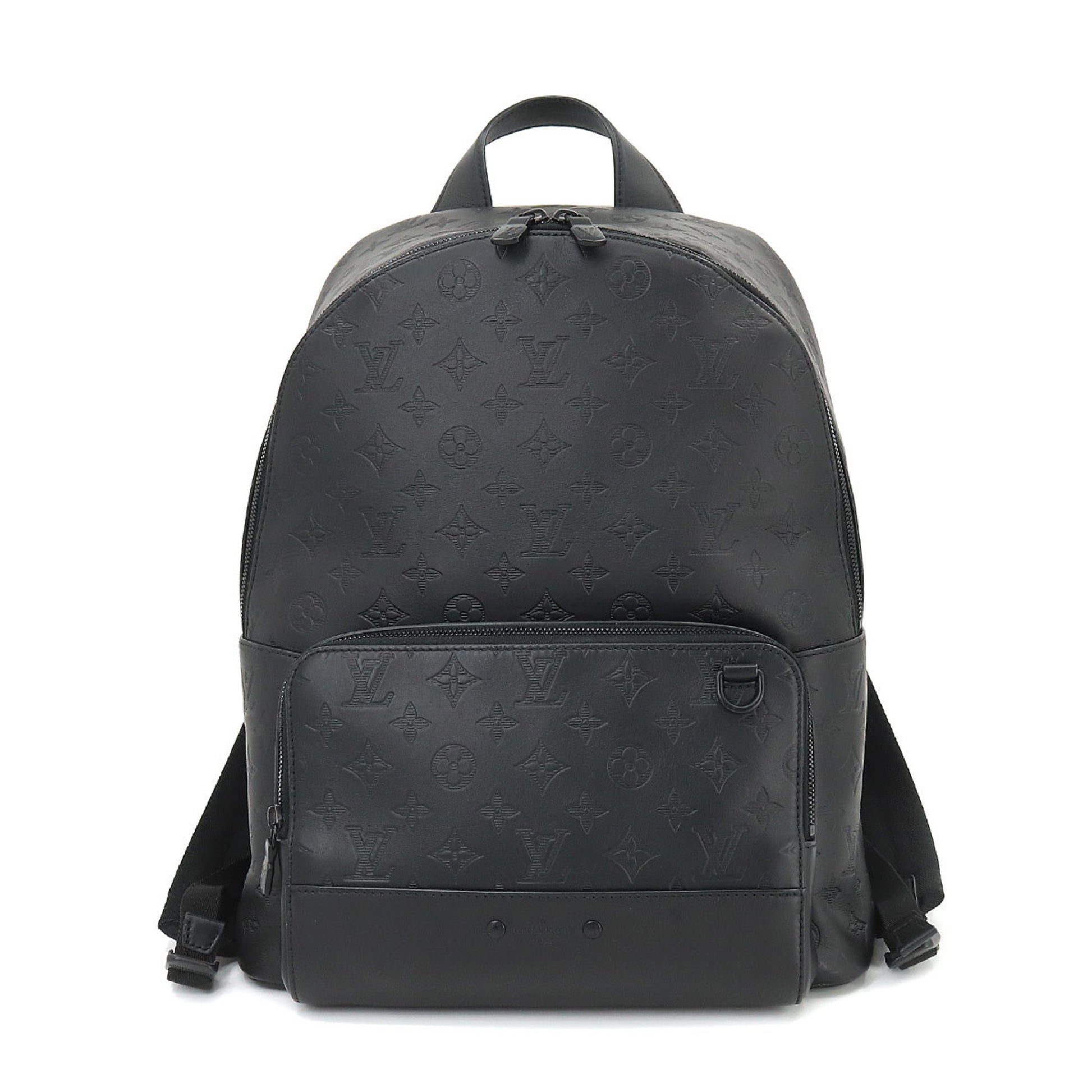 LOUIS VUITTON RACER BACKPACK MONOGRAM SHADOW GRAY LEATHER Good