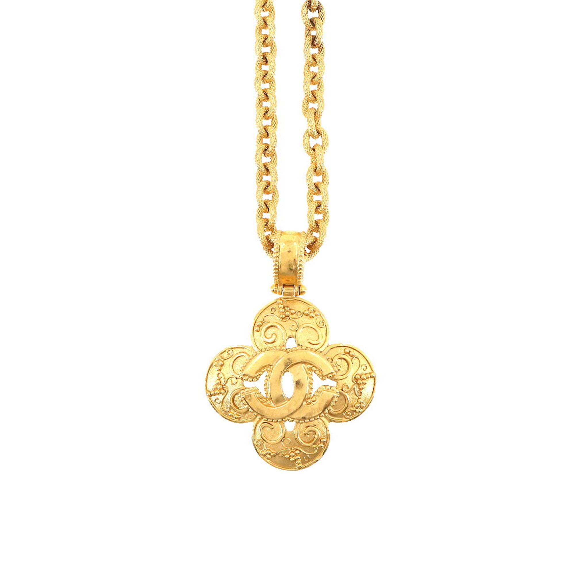 Coco chanel necklace on sale gold