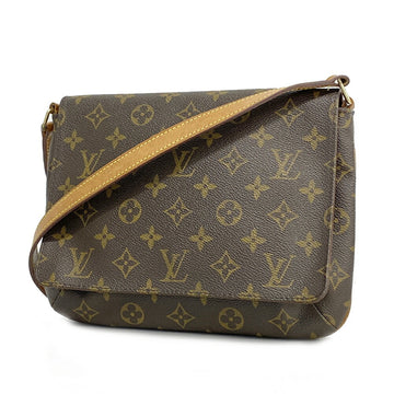 LOUIS VUITTON Shoulder Bag Monogram Musette Tango Short Strap M51257 Brown Ladies