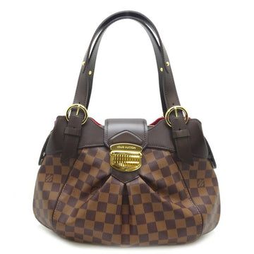 LOUIS VUITTON Sistina PM Women's Shoulder Bag N41542 Damier Ebene Brown