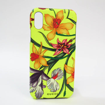 GUCCI PVC Phone Bumper For IPhone X Multi-color,Yellow Flower pattern 550800