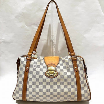 LOUIS VUITTON Damier Azur Streza PM N42220 Bag Shoulder Tote Ladies