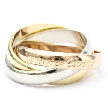 CARTIER Trinity Pink Gold [18K],White Gold [18K],Yellow Gold [18K] Fashion No Stone Band Ring Gold