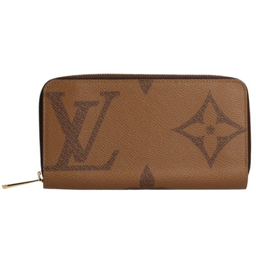 Louis Vuitton Zippy Monogram Giant Long Wallet Canvas Women's