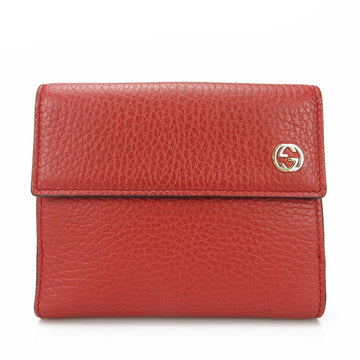 GUCCI Petit Marmont 449405 W Wallet Leather Red Compact Ladies