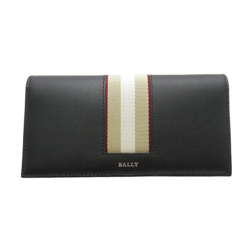 BALLY Bifold long wallet Black leather 6302795