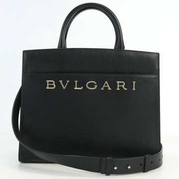 BVLGARI Tote 291652 Handbag Leather Women's