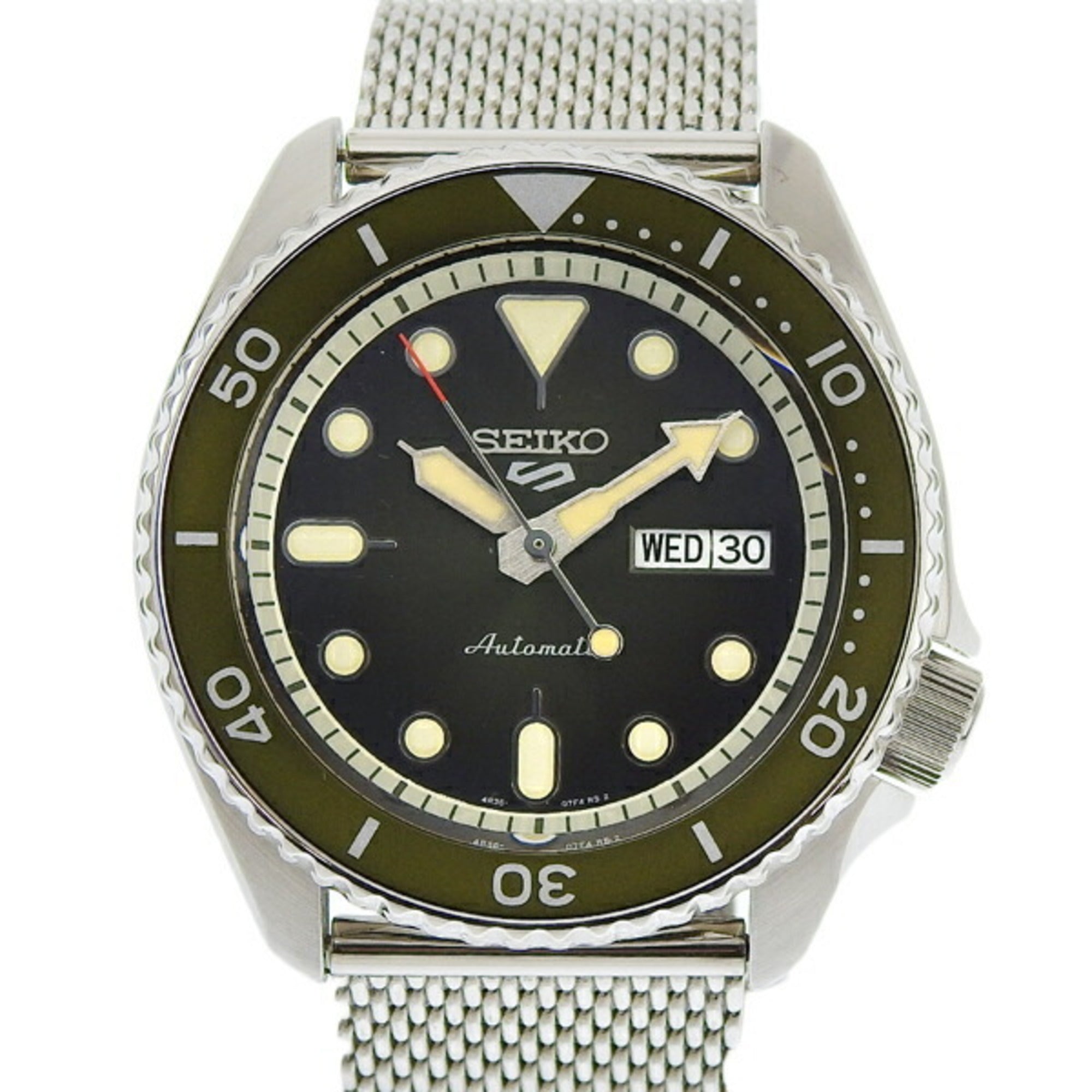 SEIKO Diver Men s Automatic 4R36 07G0 SS Watch