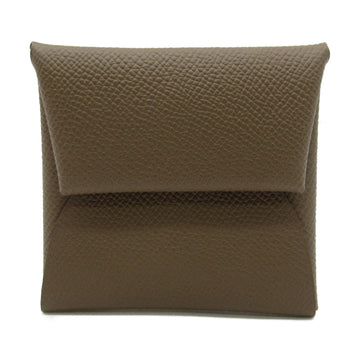 HERMES Bastia Etope Brown Etoupe Grey Epsom leather