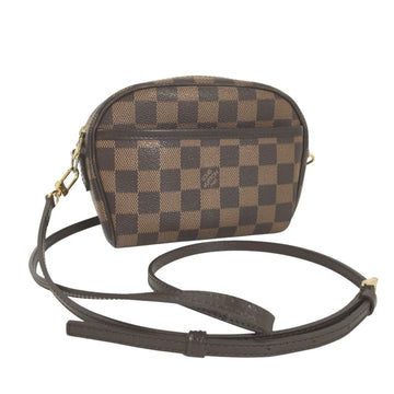 LOUIS VUITTON Shoulder Bag Damier Pochette Ipanema Waist Pouch N51296 Canvas Brown Women's