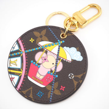 LOUIS VUITTON M69855 Portocle Ilustre Vivienne Monogram Keychain Pink Ladies