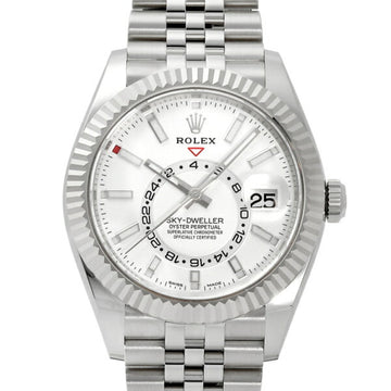 ROLEX Sky-Dweller 326934 White Dial Watch Men's