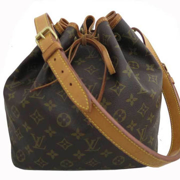 LOUIS VUITTON Shoulder Bag Monogram Petite Noe Brown Canvas Ladies M42226