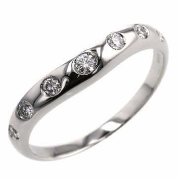 Bvlgari Ring Corona 7P Diamond Platinum PT950 No. 13 Ladies BVLGARI