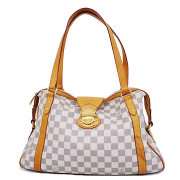 LOUIS VUITTON Tote Bag Damier Azur Streza PM N42220 White Ladies