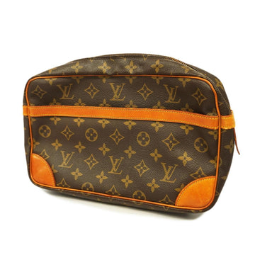 LOUIS VUITTON Clutch Bag Monogram Compiegne 28 M51845 Brown Ladies