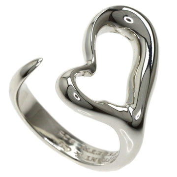 TIFFANY Open Heart Ring Silver Ladies