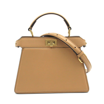 FENDI peekaboo petite Beige leather 8BN335