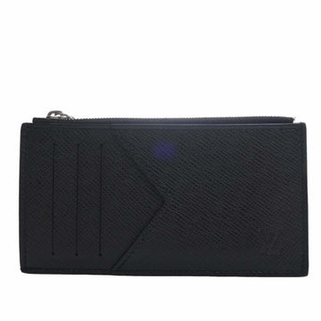 LOUIS VUITTON Taiga Coin Card Holder Case M62914 Black Men's