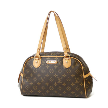 LOUIS VUITTON Shoulder Bag Monogram Montorgueil PM M95565 Brown Women's Canvas