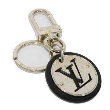 LOUIS VUITTON Keychain LV Cut Circle Signature Black Old Model Key Ring Bag Charm Logo Noir M67362 Men's